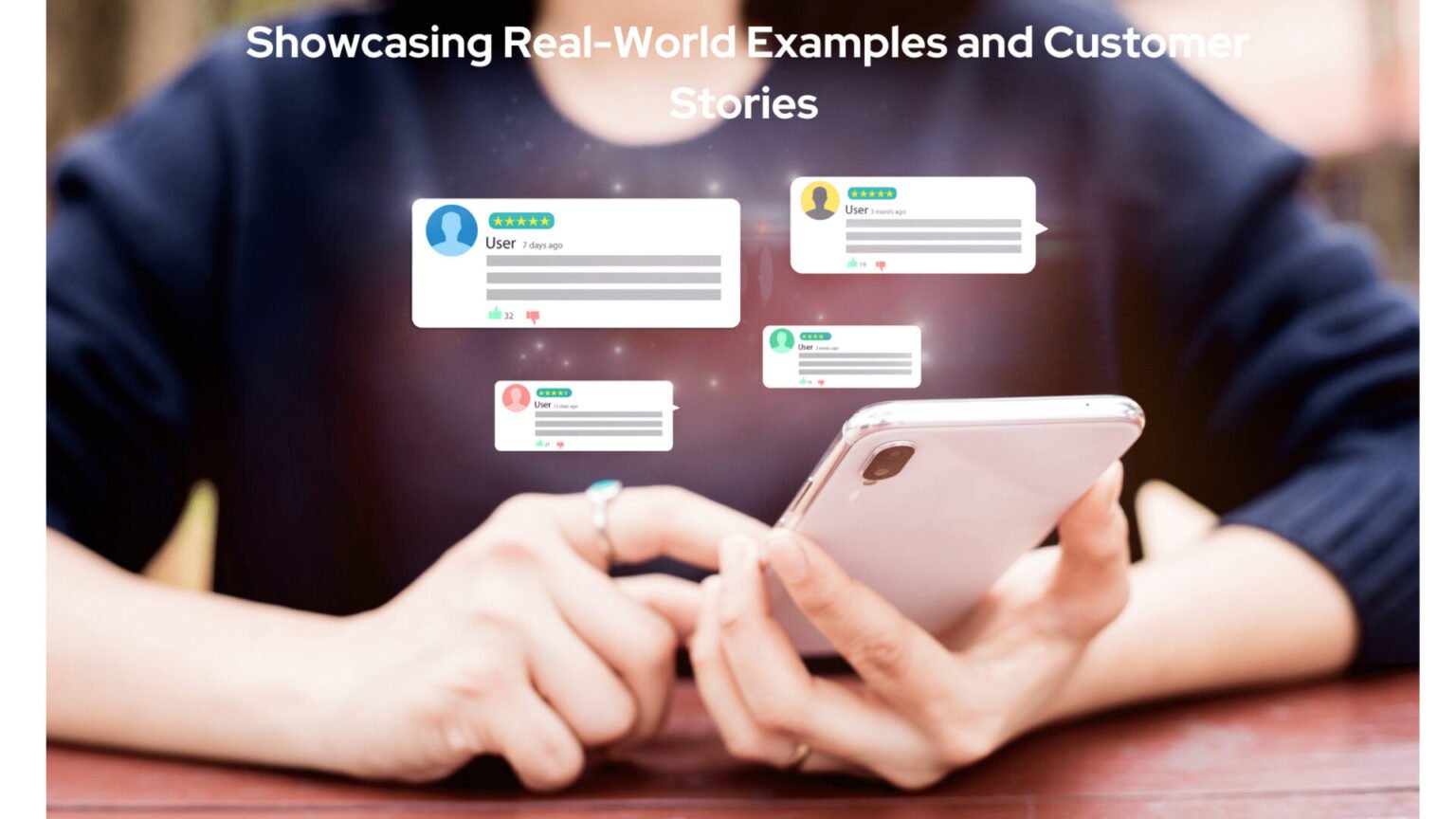 . Showcasing Real-World Examples and Customer Stories: